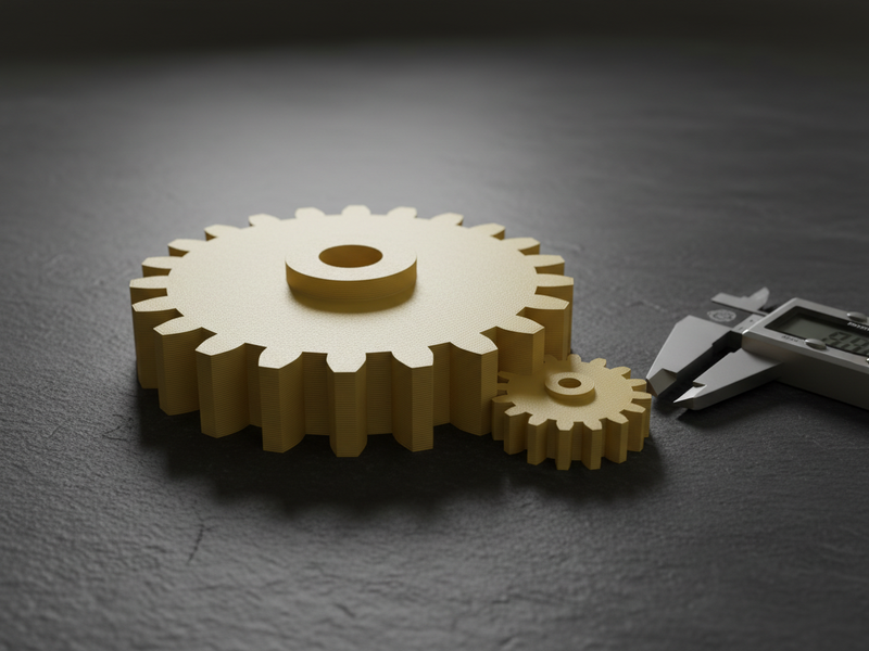 Gear Generator printed example