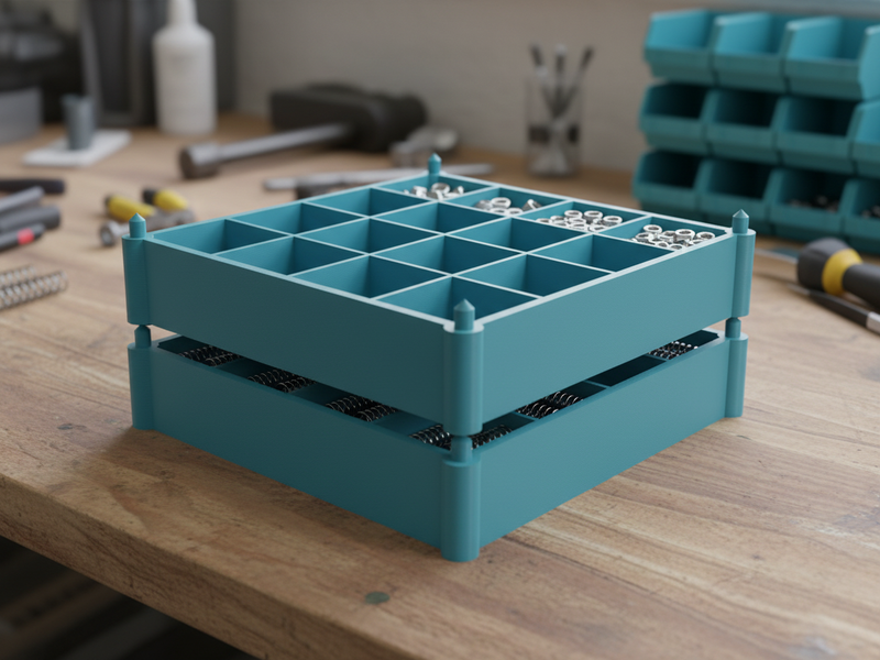 Stacking Bins printed example